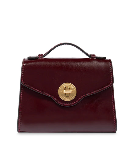 The Bridge Borsa in pelle donna con tracolla removibile IRENE Mosto