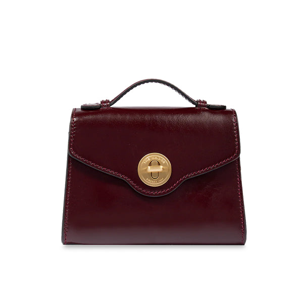 The Bridge Borsa in pelle donna con tracolla removibile IRENE Mosto