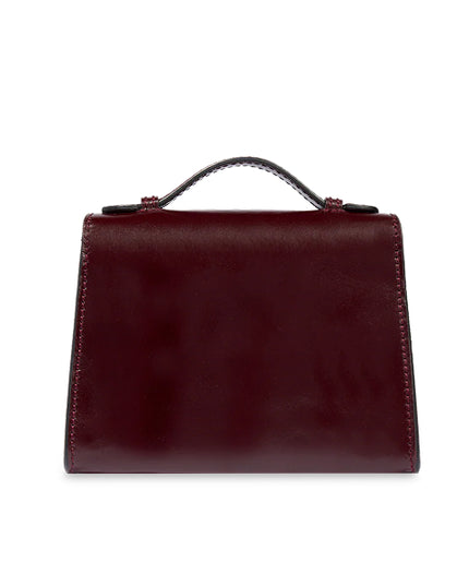 The Bridge Borsa in pelle donna con tracolla removibile IRENE Mosto