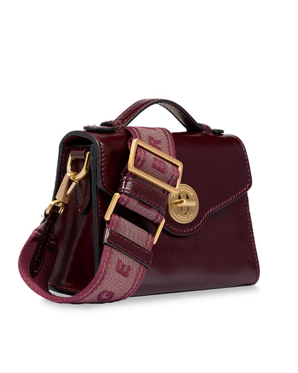 The Bridge Borsa in pelle donna con tracolla removibile IRENE Mosto