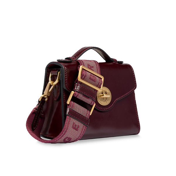 The Bridge Borsa in pelle donna con tracolla removibile IRENE Mosto