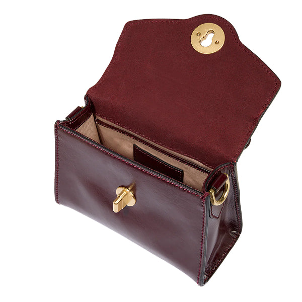 The Bridge Borsa in pelle donna con tracolla removibile IRENE Mosto