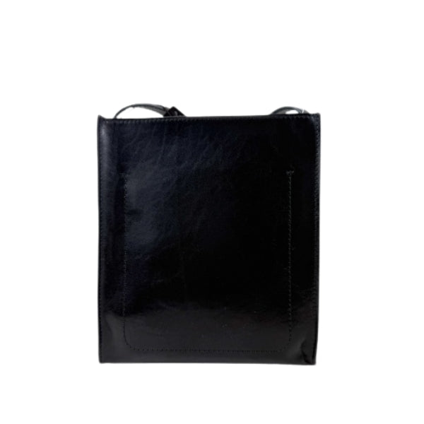 The Bridge Borsa tracolla in pelle piccola MIRRA Nero