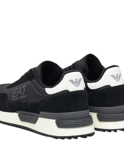 EA7 Sneaker Uomo Black White 7x000380 AF19175