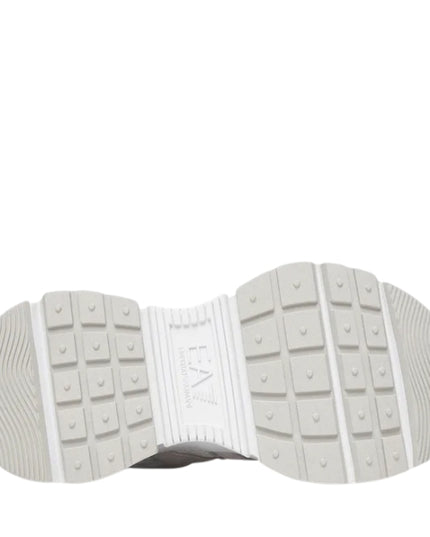 EA7 Sneaker Uomo White Vapor Blue Silver X8X237 XK425