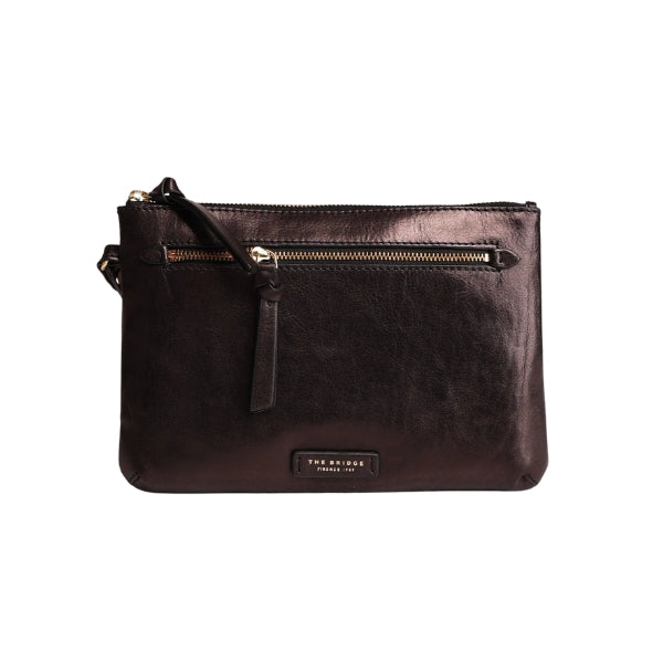 The Bridge Pochette in pelle donna INGRID Nero