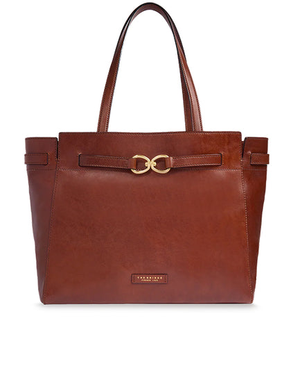 The Bridge ISOTTA Borsa shopper in pelle Marrone