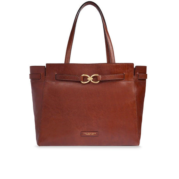 The Bridge ISOTTA Borsa shopper in pelle Marrone