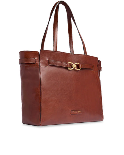 The Bridge ISOTTA Borsa shopper in pelle Marrone
