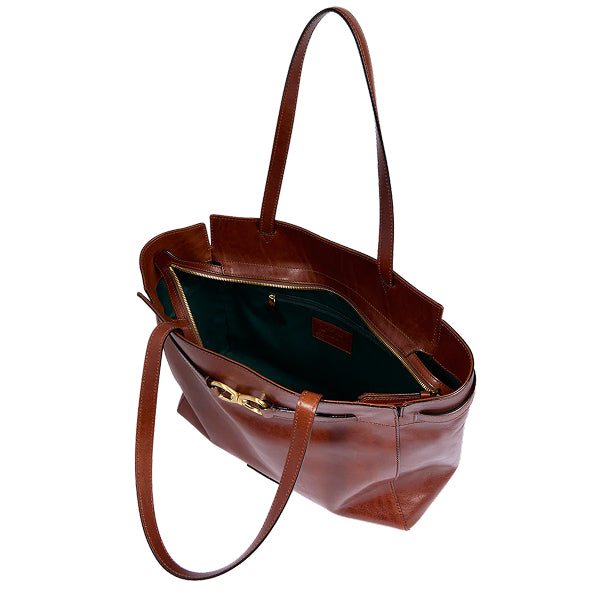 The Bridge ISOTTA Borsa shopper in pelle Marrone