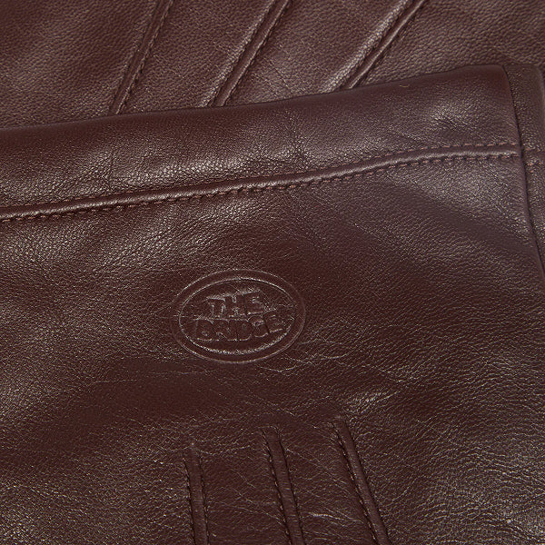 The Bridge Guanto uomo in pelle LIFE_STYLE Castagno