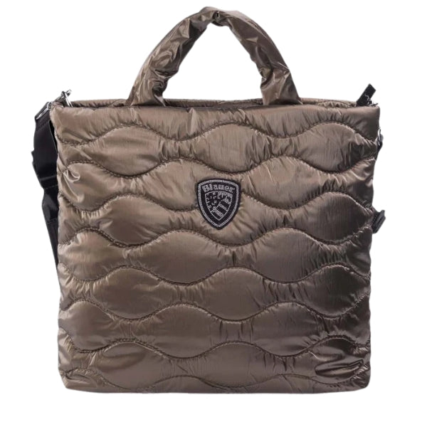 Blauer Borsa Donna fango trapuntata con tracolla e manico