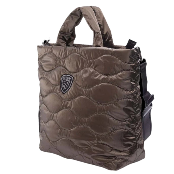 Blauer Borsa Donna fango trapuntata con tracolla e manico