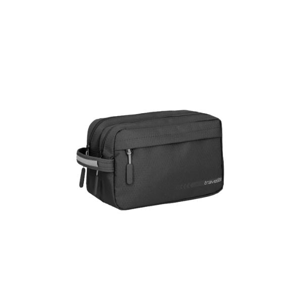 Travelite Kick Off beauty case in tessuto da viaggio nero