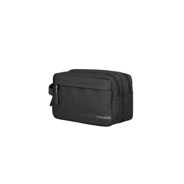 Travelite Kick Off beauty case in tessuto da viaggio nero