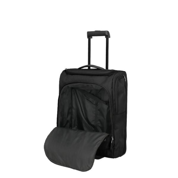 Travelite Kick Off Borsa da viaggio 2 ruote nera