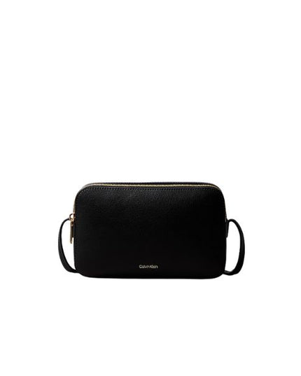 Calvin Klein Borsa a tracolla con logo laminato Nera