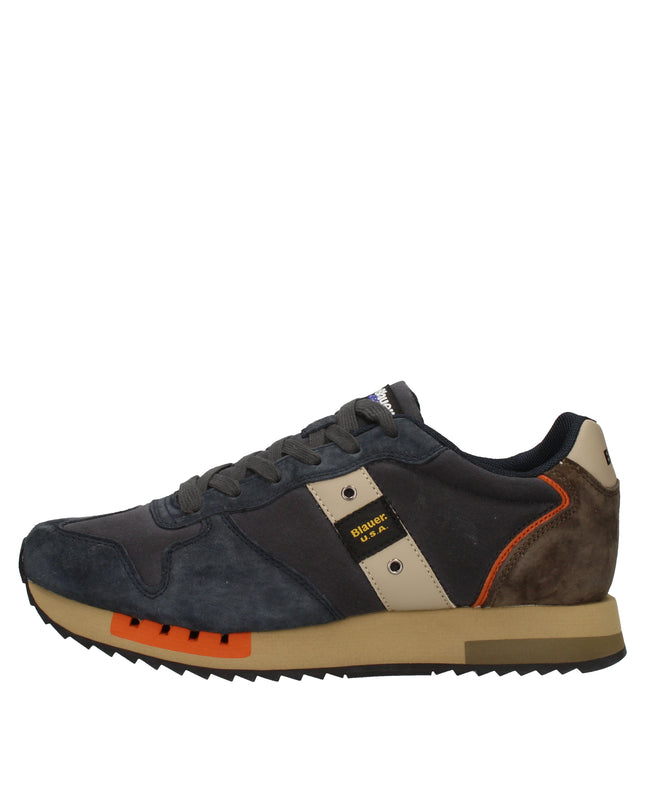 Blauer Queens sneakers in camoscio
