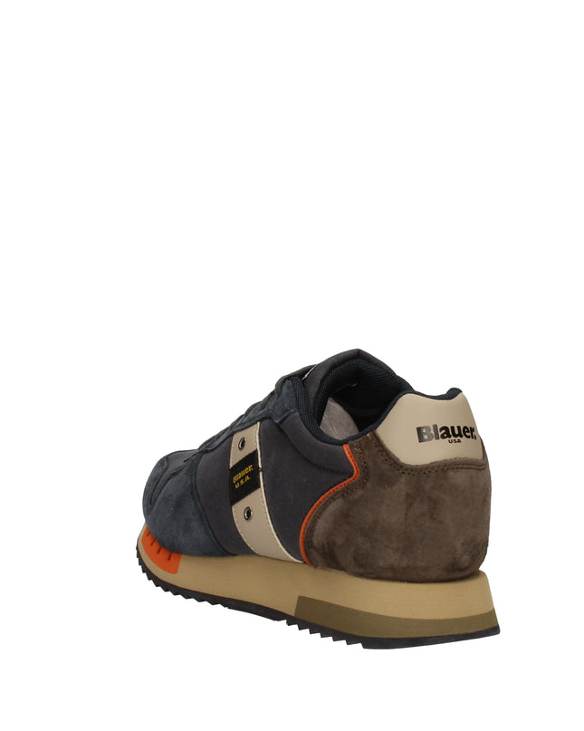 Blauer Queens sneakers in camoscio