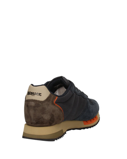 Blauer Queens sneakers in camoscio