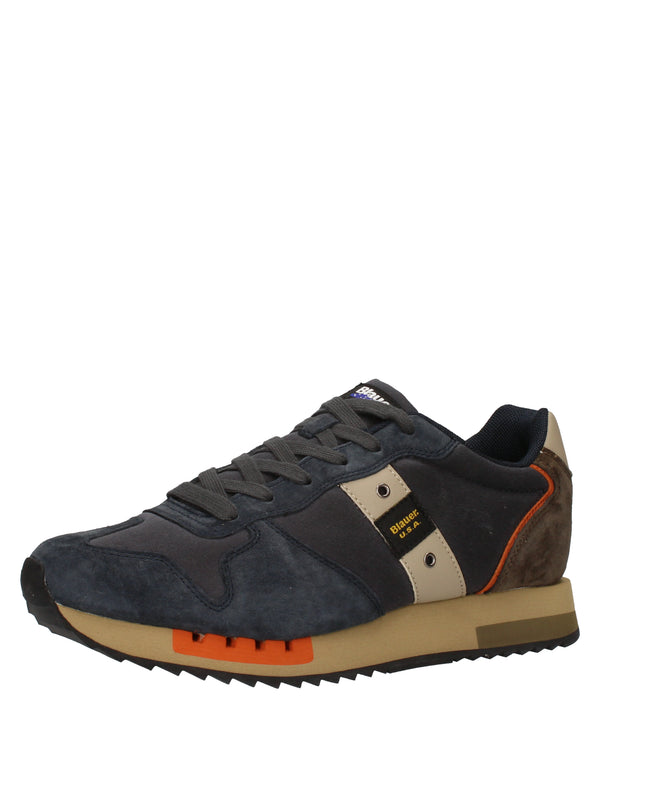 Blauer Queens sneakers in camoscio