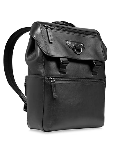 The Bridge Zaino in pelle uomo con patta IACOPO Nero