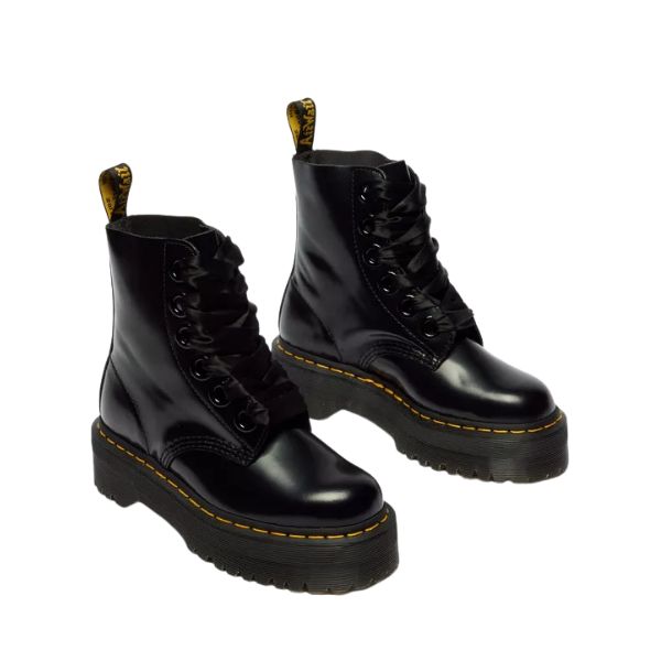 Dr. Martens Molly anfibi platform in pelle liscia