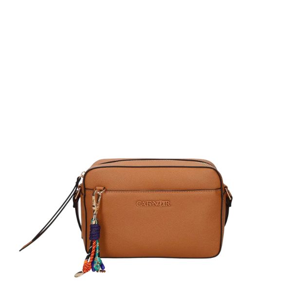 CAFENOIR C3WA0903 Borsa a tracolla con charme multicolor Cuoio