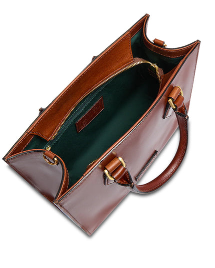 The Bridge Borsa a mano in pelle con tracolla removibile IDA Marrone