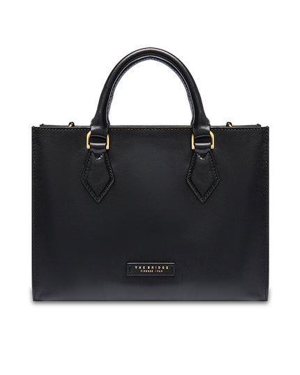 The Bridge Borsa a mano in pelle con tracolla removibile IDA Nero