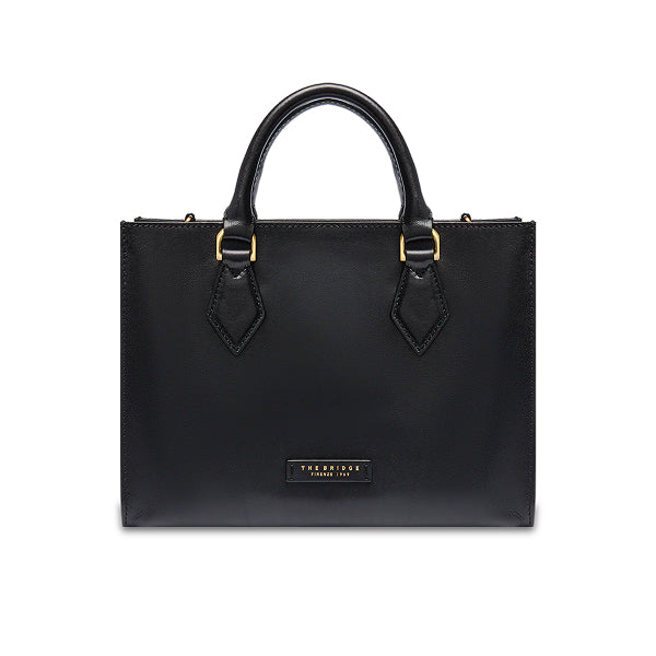 The Bridge Borsa a mano in pelle con tracolla removibile IDA Nero