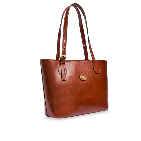 The Bridge Story Borsa shopper pelle chiusa con zip