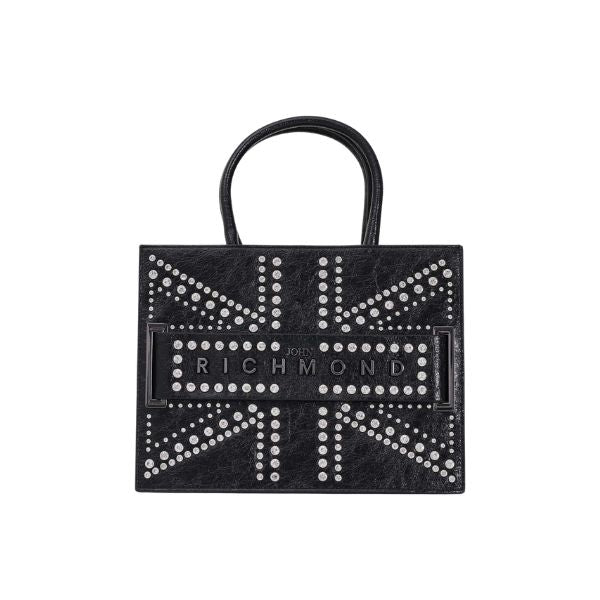 John Richmond shopping bag con borchie