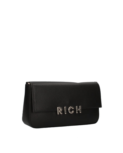 Borsa a spalla John Richmond con logo metallico e tre manici intercambiabili