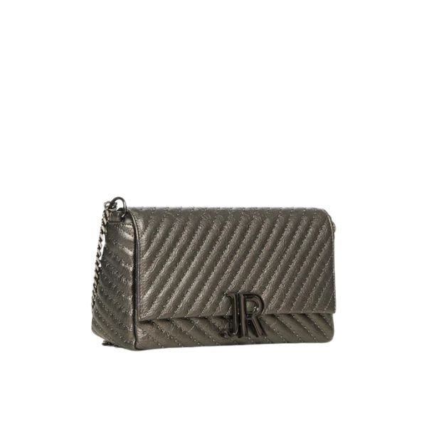 John Richmond borsa a tracolla trapuntata con micro borchie