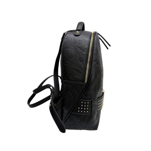 John Richmond zaino lavorazione goffrata con logo metallico