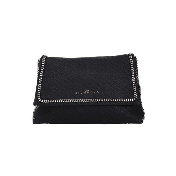 John Richmond borsa a tracolla con rifinitura in catena