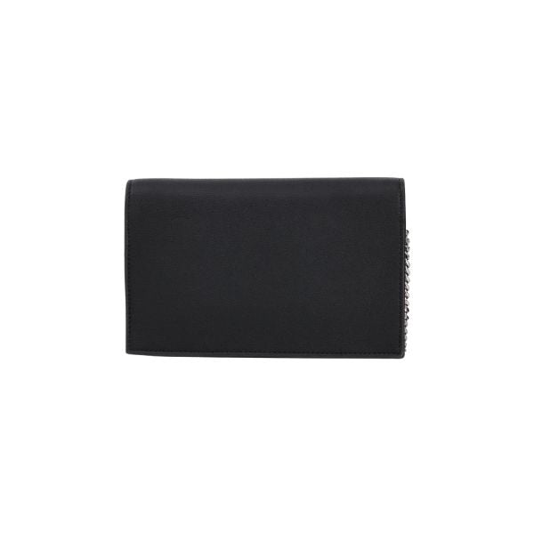 John Richmond borsa con tracolla a catena e dettagli metallici