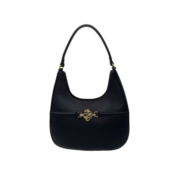 John Richmond borsa a spalla con logo metallico