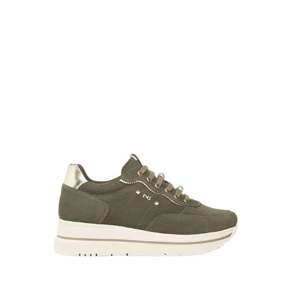 Nero Giardini Sneakers Donna in Suede Bosco