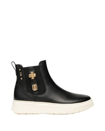 Nero Giardini Stivaletti Chelsea Donna in Pelle nero