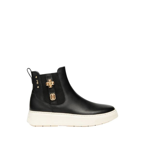 Nero Giardini Stivaletti Chelsea Donna in Pelle nero