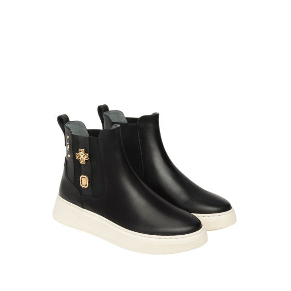 Nero Giardini Stivaletti Chelsea Donna in Pelle nero