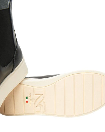 Nero Giardini Stivaletti Chelsea Donna in Pelle nero