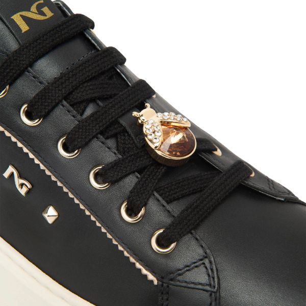 Nero Giardini Sneakers Donna in Pelle e Materiale Tecnico I514170D Nero
