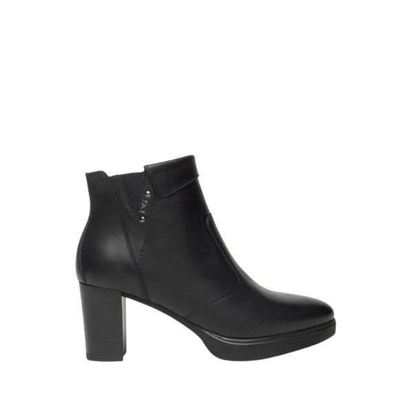 Nero Giardini Tronchetti Donna in Pelle Nero