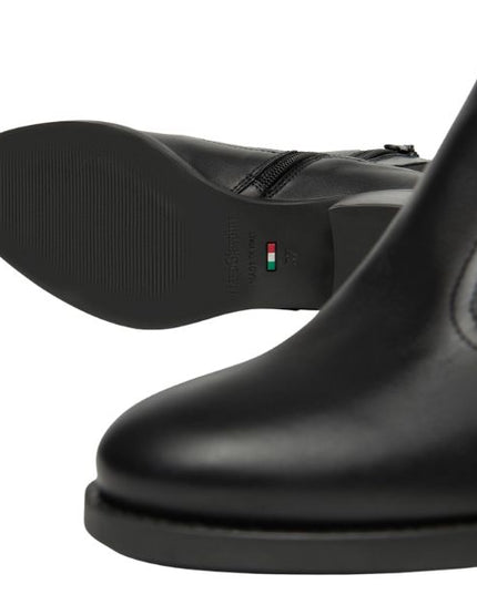 Nero Giardini Stivaletti Donna in Pelle e Tessuto Nero