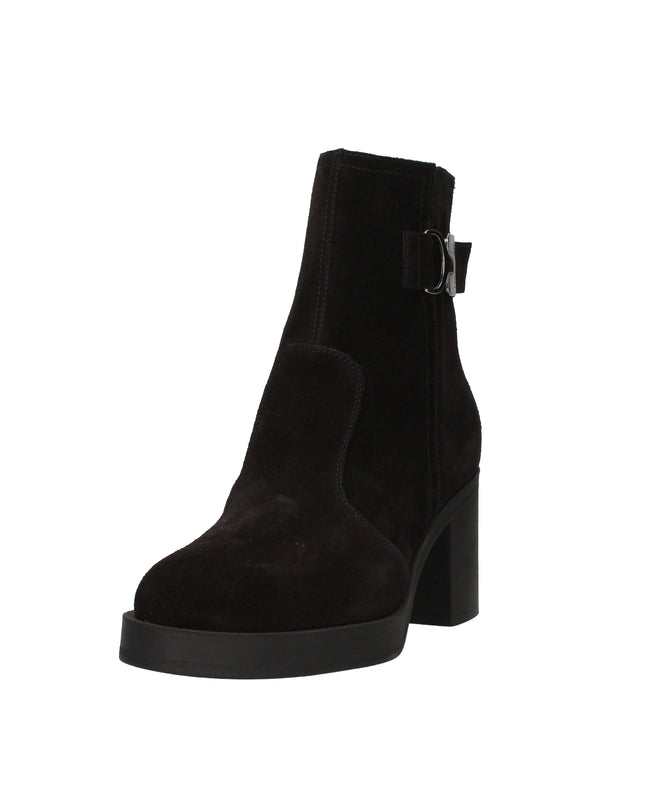 Nero Giardini Stivaletti donna I513892D in pelle scamosciata nera