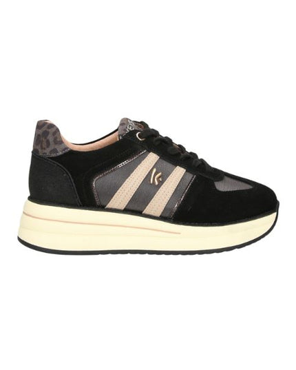 Keys sneakers con inserti in suede animalier