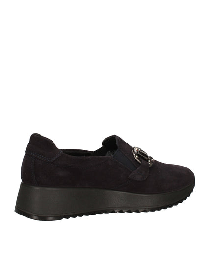 Enval Soft scarpe slip on in camoscio con accessorio